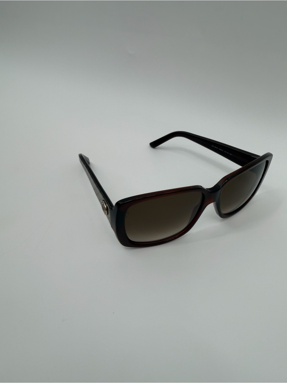 Gucci GG 3161S Oversized Sunglasses Brown Tortoise GG Temple Logo Italy
